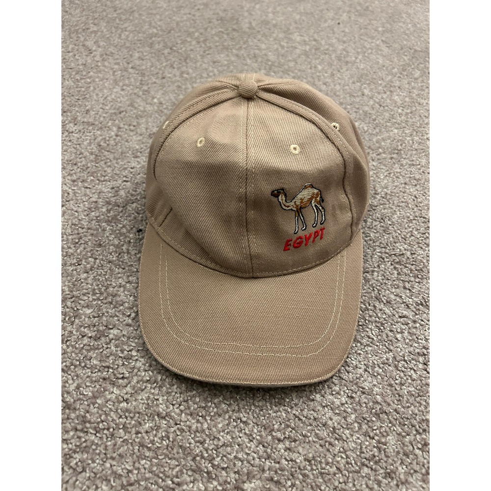 Vintage Egypt Camel Baseball Cap Unisex OS Tan Excellent Embroidered Dad Hat